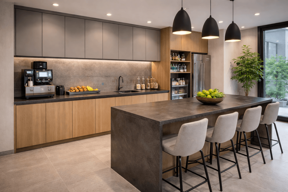 Moderne und Ambient volle Kaffeeküche Dortmund Bild